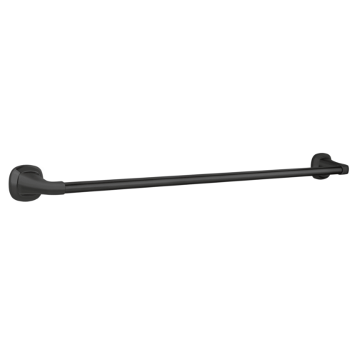 Miseno MNOTB624 Elysa 24" Towel Bar, Stainless Steel Construction, Flat Black