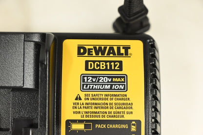 Dewalt DCB112 12V/20V Lithium-Ion Battery Charger, PK 2