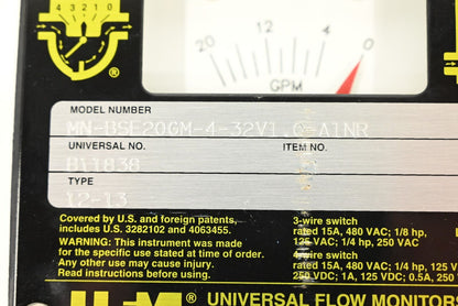 Universal Flow Monitor (UFG) MN-BSE20GM-4-32V1.0-A1NR Flow Meter