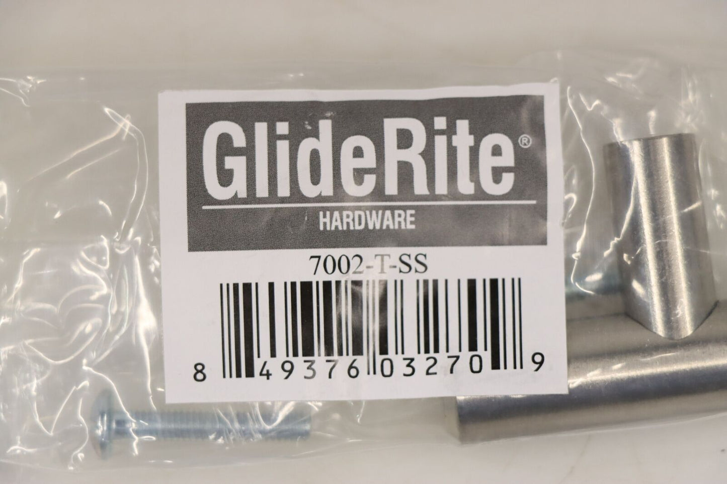 GlideRite 7002-T-SS Thick Solid Stainless Steel Finish T-Bar Knobs, PK 10