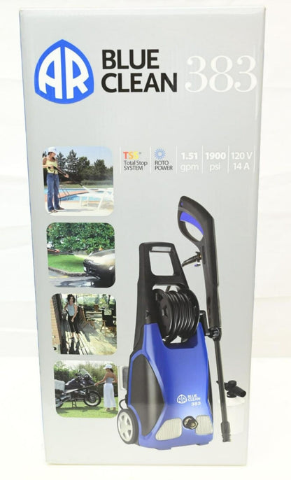 AR BLUE CLEAN AR383B Electric Pressure Washer, Single Phase, Blue