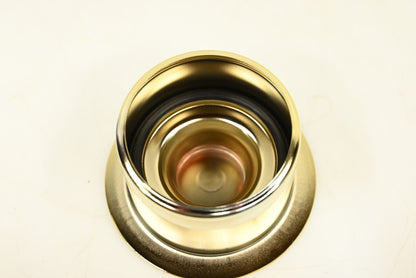 Signature Hardware 3-1/2" Disposer Flange and Stopper - Brushed Gold SH163PB