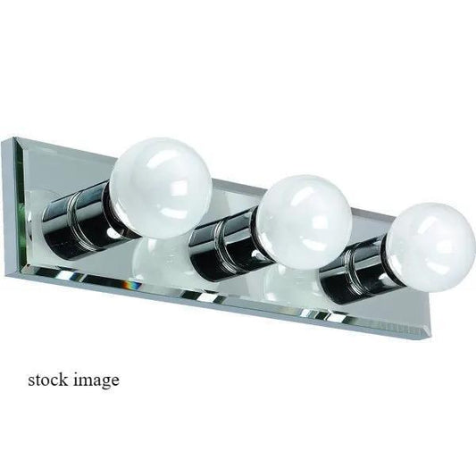 Three Light Mirrored Bath strip Fixtures 323237