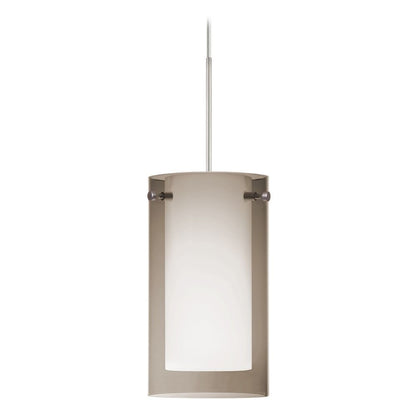 Besa Lighting 1XT-S44007-LED-SN Pahu LED Satin Nickel Pendant Ceiling Light