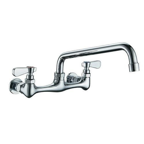 BWE A-94253-16 2-Handle Commercial Sink Faucet, Polished Chrome