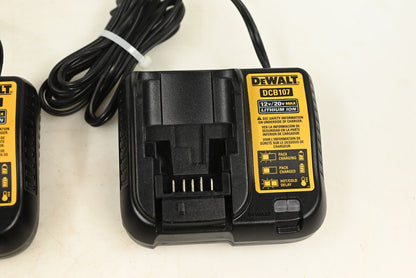 Dewalt DCB107 12V/20V Lithium-Ion Battery Charger, PK 2