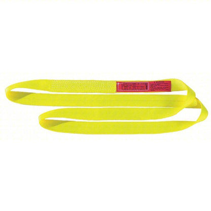 LIFT-ALL EN1602NX16 Web Sling, 16 ft Sling Length, Yellow