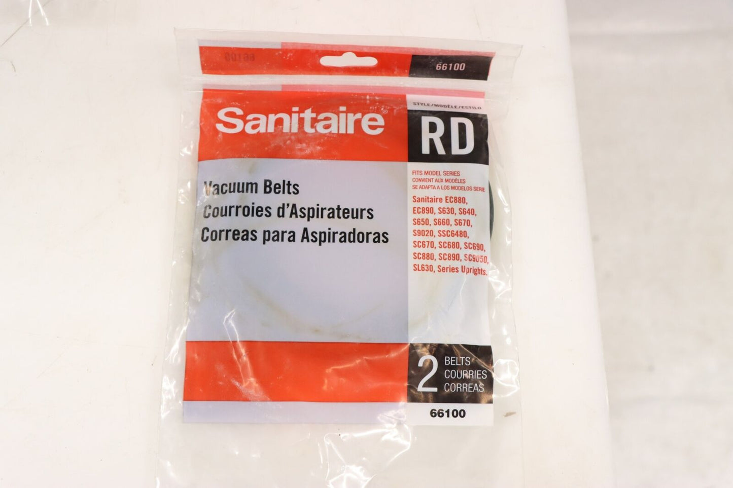 Sanitaire 66100 Replacement Belt for Upright Vacuum Cleaner, PK 6