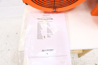 Allegro 9543-15 Confined Space Fan, 12 in Duct Diameter, Orange