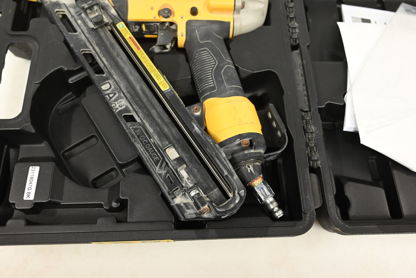 DEWALT Pneumatic 15-Gauge DA Nailer ( Parts Only)-DWFP72155