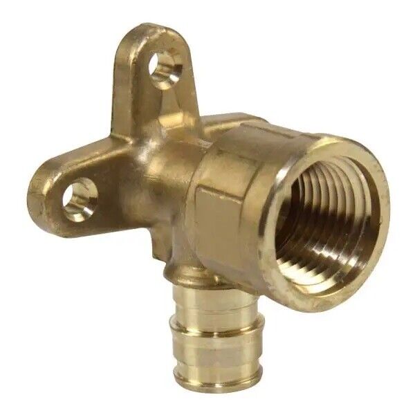 Uponor LF4237575 3/4" ProPEX x 3/4" FIP Drop Ear Elbow (Lead Free Brass)