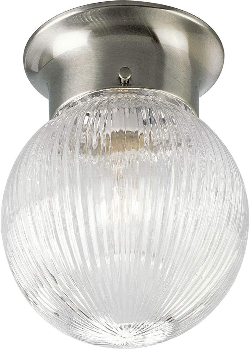 Progress Lighting P3599-09 Single Light 6" Wide Flush Mount Globe Ceiling Fix.