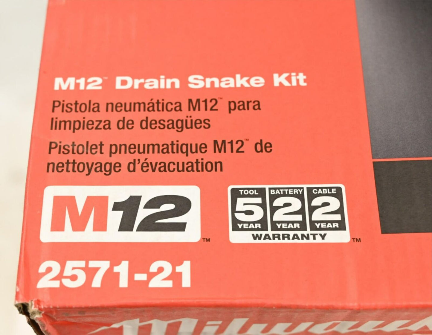 Milwaukee 2571-21 M12 Drain Snake Kit