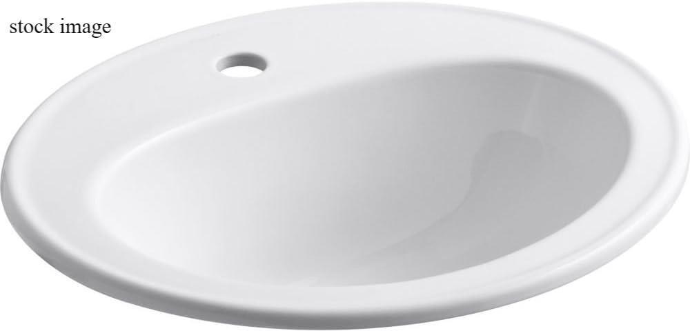 Kohler K-2196-1-0 Pennington 20-1/4" Drop In Bathroom Sink