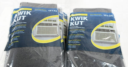 Kwik Kut KK500 15" x 24" x 1/4" Foam Air Conditioner Filter, PK 11