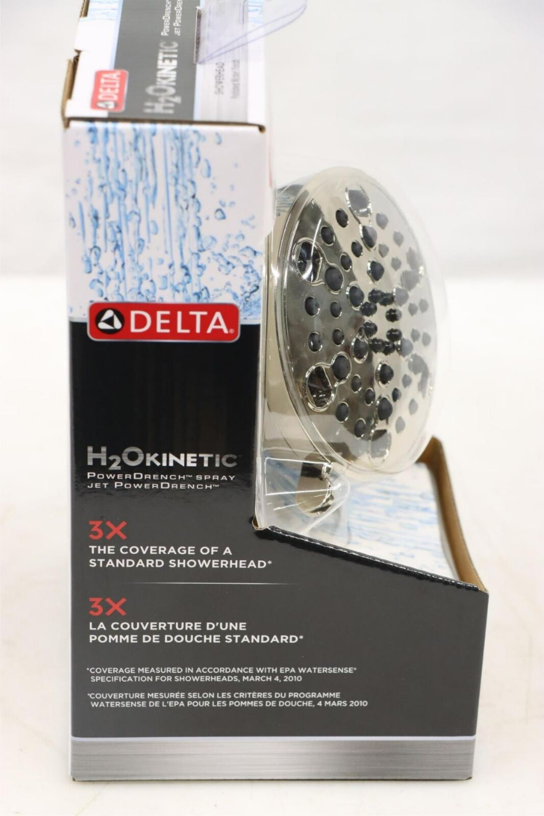 Delta 52638-PN20-PK 5-Setting Contemporary H2OKinetic Showerhead Polished Nickel