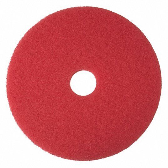 TOUGH GUY 402W40, Buffing Pad, 20'' Floor Pad Size, 175 to 600 rpm, PK 5