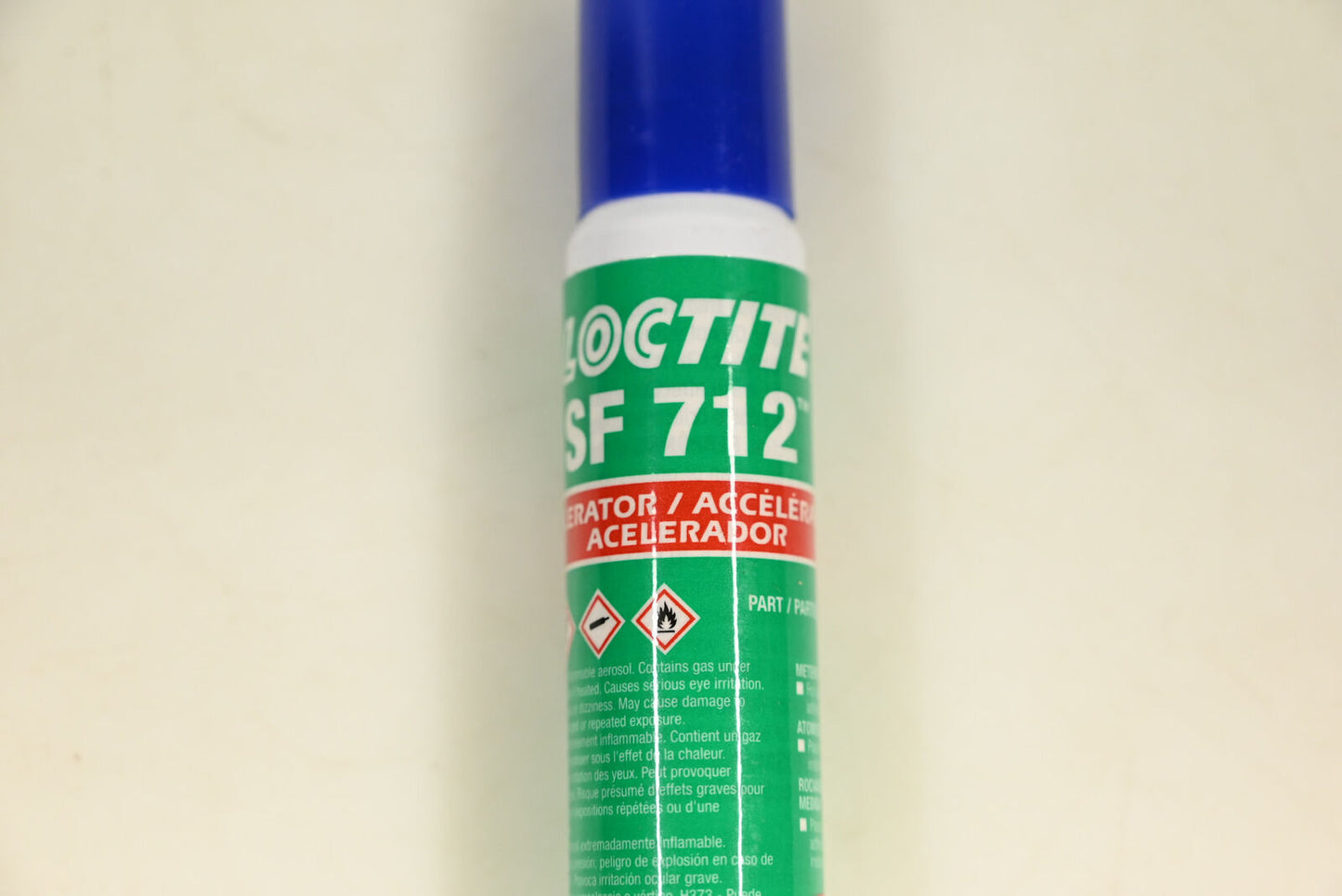 LOCTITE Accelerator: SF 712, 0.7 fl oz, Aerosol Can, Clear( 229783) Pack of 10