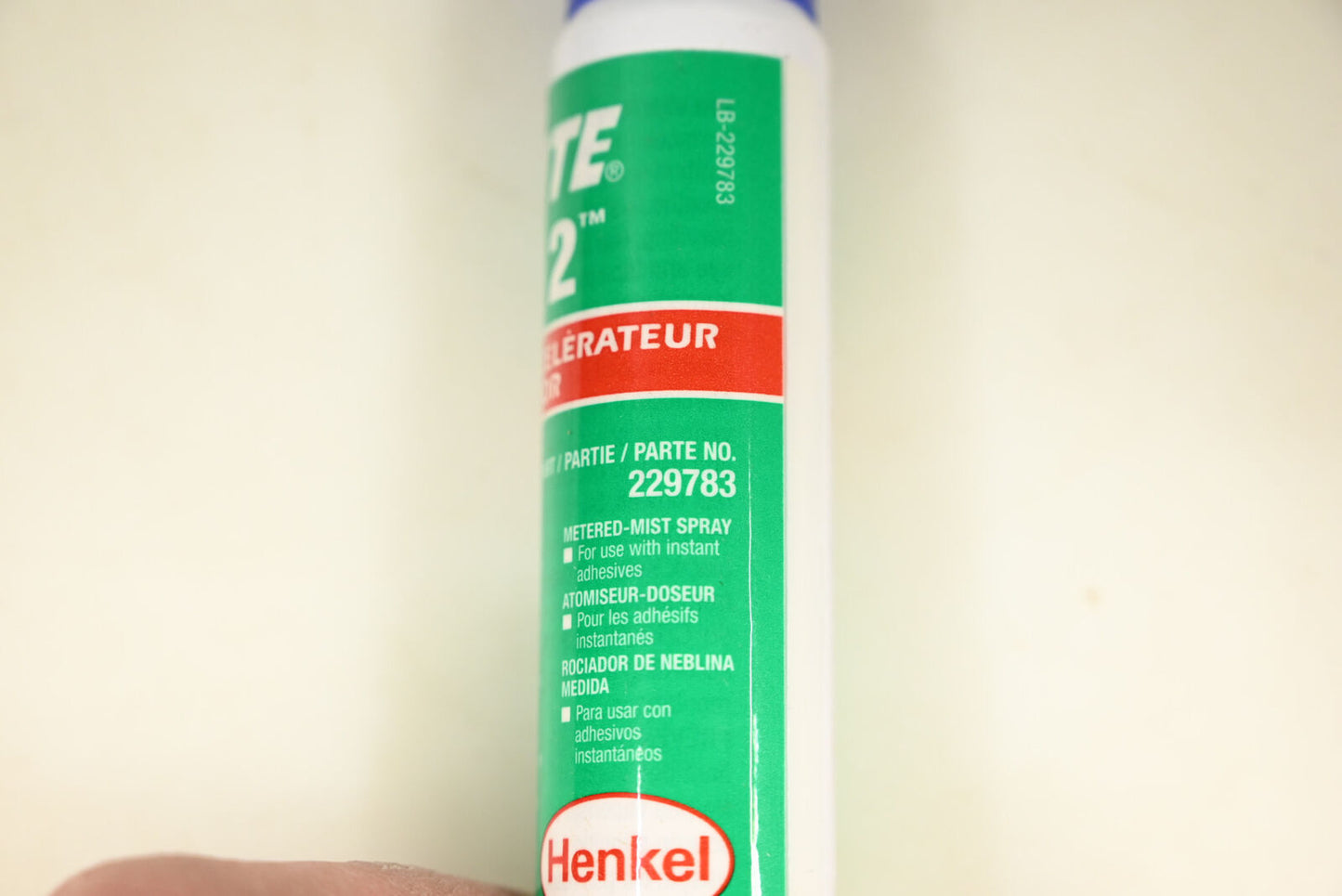 LOCTITE Accelerator: SF 712, 0.7 fl oz, Aerosol Can, Clear( 229783) Pack of 10