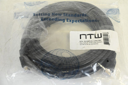 NTW NHDMI4S-10M/28C, Ultra Slim High Performance HDMI Cable w/Redmere Technology