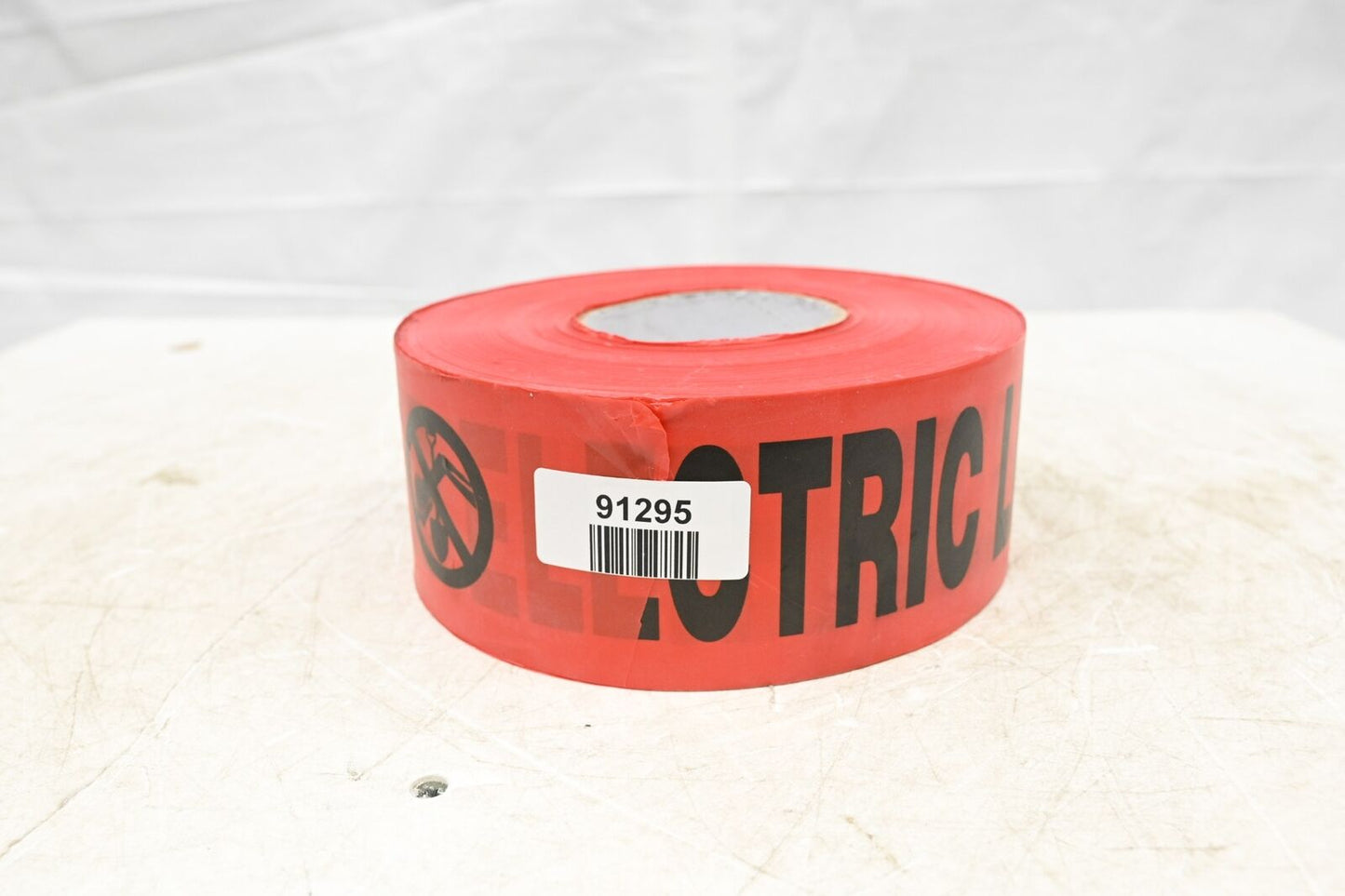 Brady 91295 Underground Warning Tape, 1,000 ft Roll Lg, Red