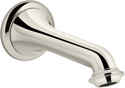 Kohler K-72792-SN Artifacts Wall-Mount Bath Spout With Turned Design