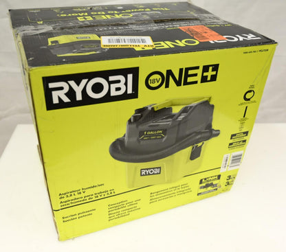 Ryobi PCL733B ONE+ 18V 1 Gallon Wet/Dry Vacuum