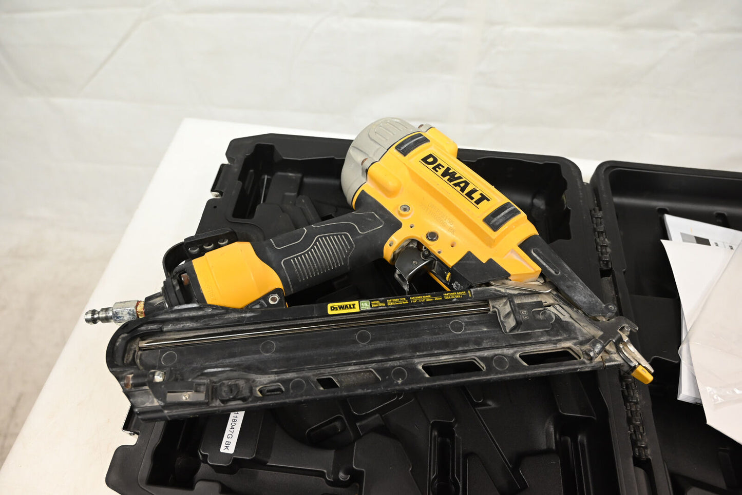 DEWALT Pneumatic 15-Gauge DA Nailer ( Parts Only)-DWFP72155