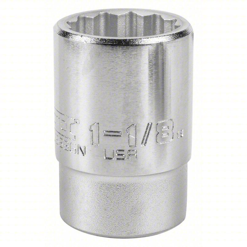 PROTO J5536N (5536) Socket, 3/4 in Drive Size, 1-1/8 in Socket Size, Alloy Steel