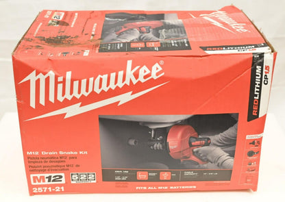 Milwaukee 2571-21 M12 Drain Snake Kit