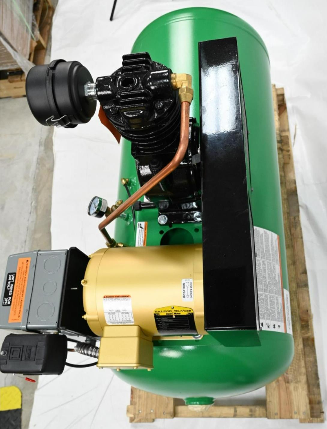 Speedaire 5Z699 Electric Air Compressor, Three Phase, 60 Hz