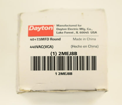 Dayton 2MEJ8 Motor Dual Run Capacitor