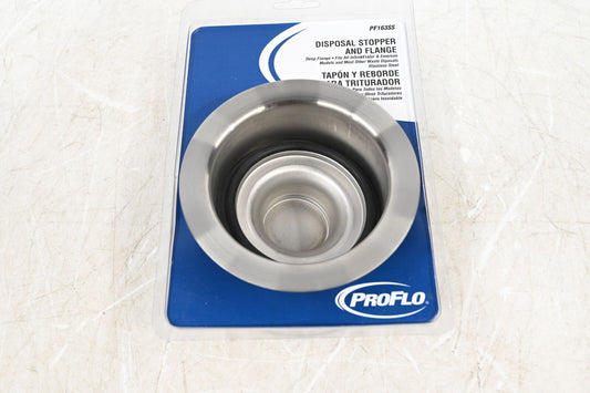 Disposer Flange & Stopper in Stainless Steel -PF163SS