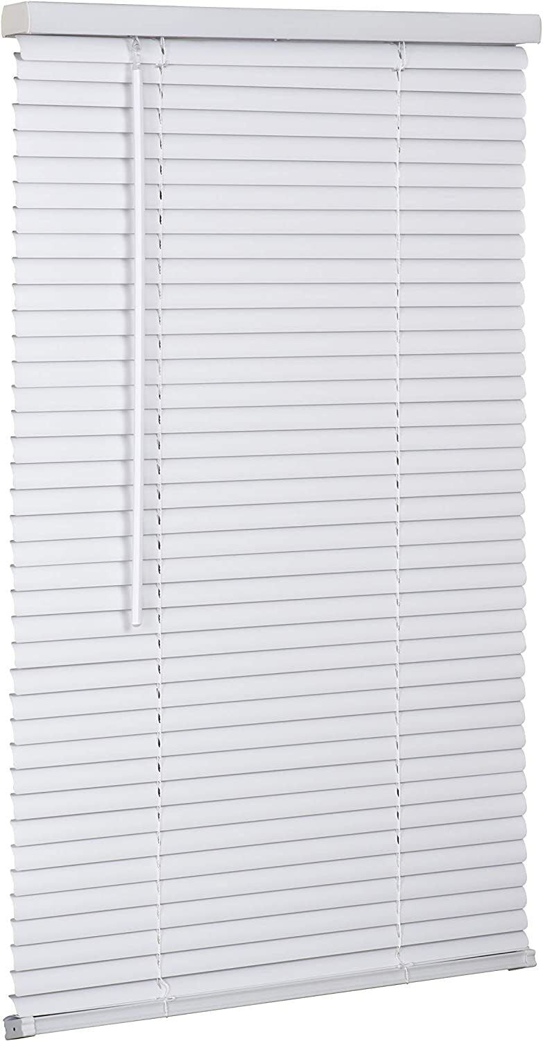 LOTUS & WINDOWARE 1" Cordless Vinyl Mini Blind, 42" x 48", White, PK 6