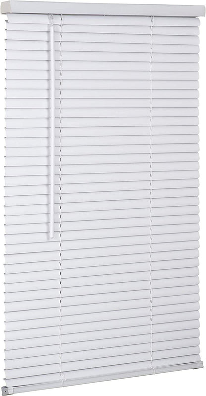 LOTUS & WINDOWARE 1" Cordless Vinyl Mini Blind, 42" x 48", White, PK 6