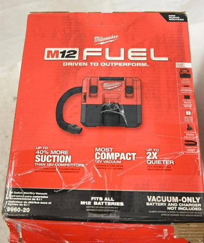 Milwaukee 0960-20 M12 FUEL 1.6 Gallon Wet/Dry Vacuum