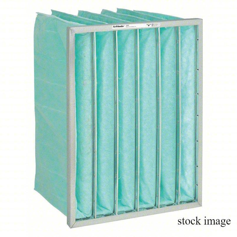 Air Handler 2JVH8 Pocket Air Filter, 20" Height x 20" Width x 12" Depth, PK 4