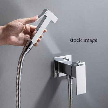 Shamanda 16028CP 1-Handle Wall Mount Bidet Faucet w/Handle Brass Bathroom Toilet