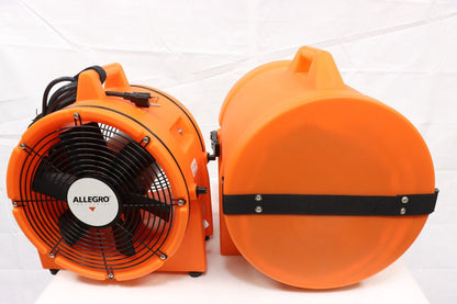 Allegro 9543-15 Confined Space Fan, 12 in Duct Diameter, Orange