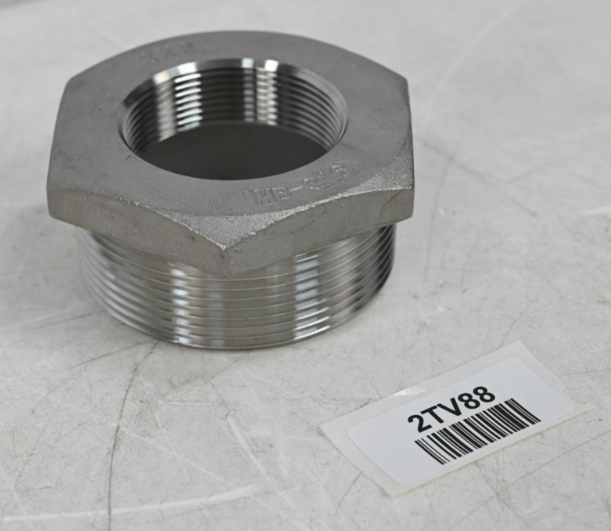 Hex Bushing 600B113N030020 316 Stainless Steel, Class 150