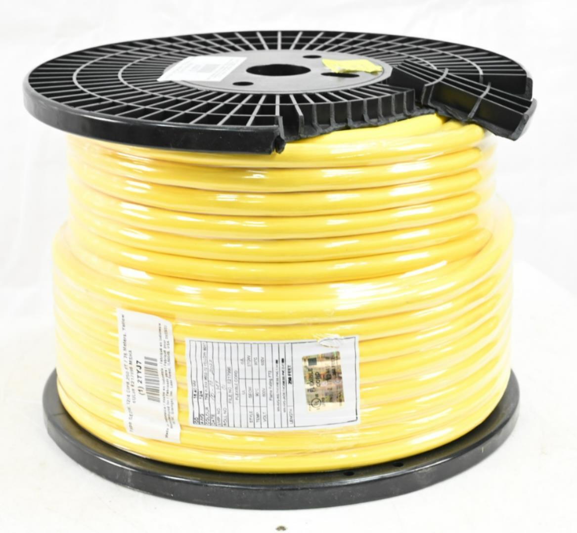 Conductor Portable Cord 2TYJ7 200 ft Length x 600 V, Yellow