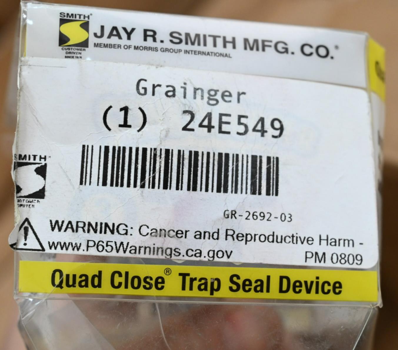 Jay R. Smith 2692-03 Stink Stopper Quad Close Trap Seal