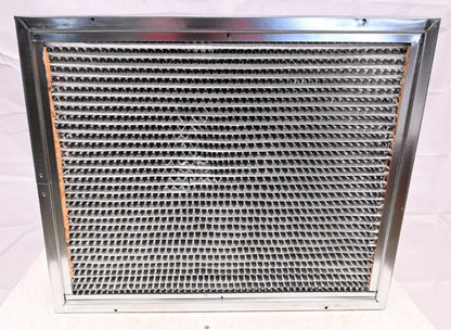 Air Handler 2GGZ4 Cartridge Air Filter, 20 Ht x 24 Wd x 12 Dp, Steel