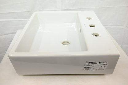 Duravit 2350500025 Vero Air Wall-Mount Sink w/3 Holes, White