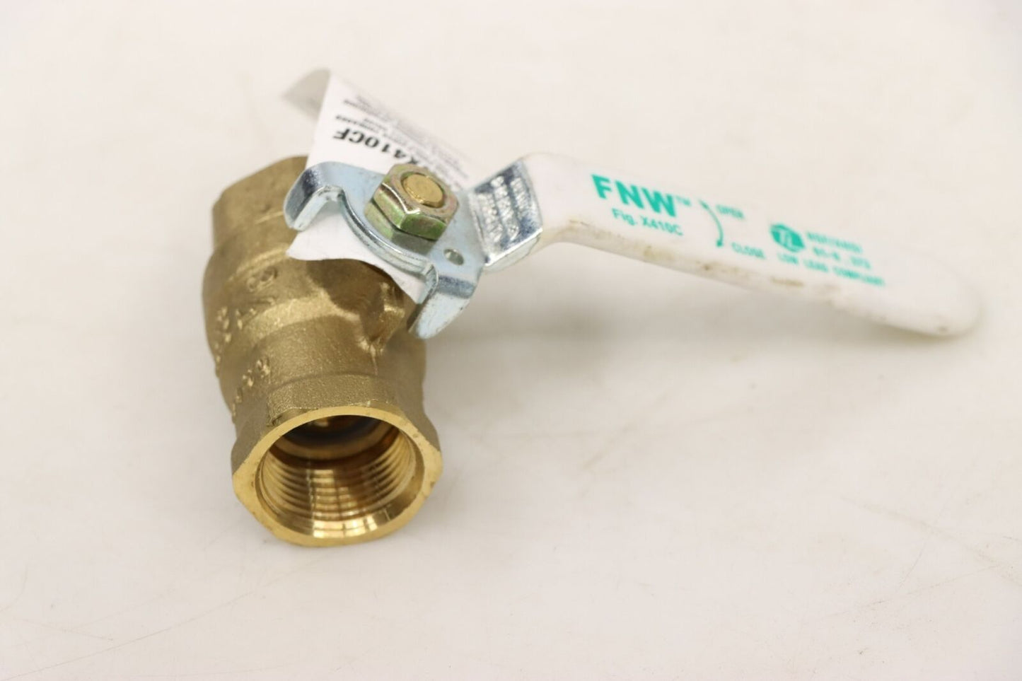 FNW FNWX410CF Figure X410C 3/4 in Brass Full Port NPT 600# Ball Valve