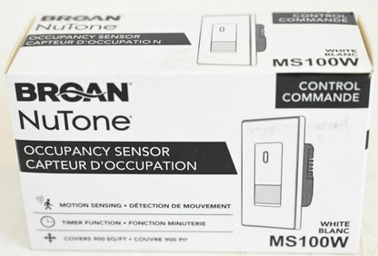 Broan MS100W, Motion Sensor, White