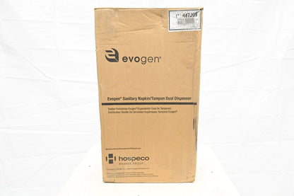 Evogen EV1SS-FREE Sanitary Napkin/Tampon Dispenser, Stainless Steel