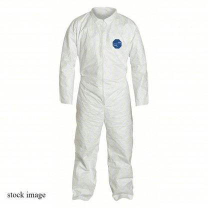 Dupont TY120SWHXL002500 Tyvek Collared Disposable Coverall, PK 25