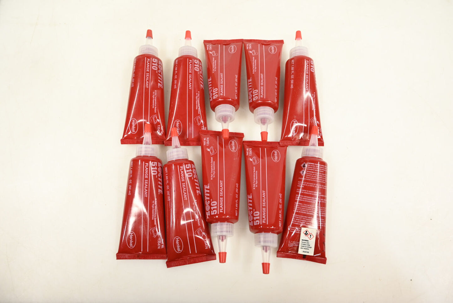 Loctite logo 510 High Temperature Flange Sealant, 50mL Tube -Pack 10