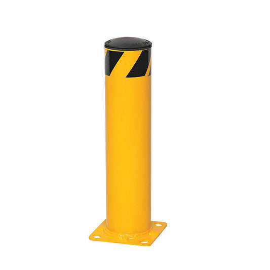 Vestil BOL-RF-48-5.5 Removable Steel Pipe Safety Bollard, Yellow (MISSING BASE)